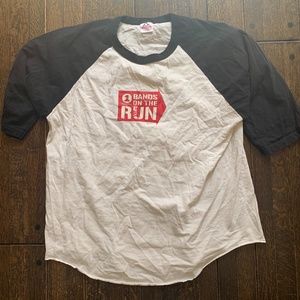VTG. - VH1 "Bands on the Run" Baseball Tee
